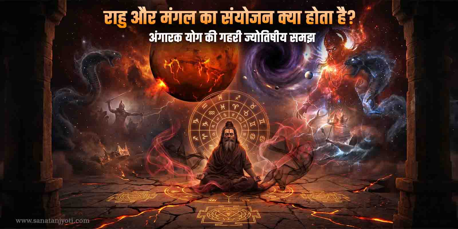 राहु और मंगल का संयोजन क्या होता है? अंगारक योग की गहरी ज्योतिषीय समझ