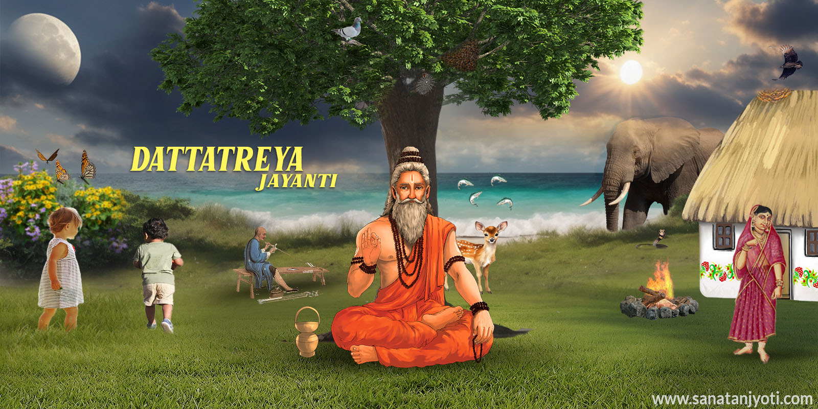 Dattatreya Jayanti: Date, Puja Vidhi, Birth Story, 24 Gurus and Significance