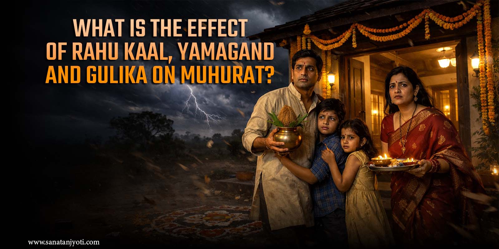 What is the Impact of Rahu Kaal, Yamaganda, and Gulika on Muhurat?