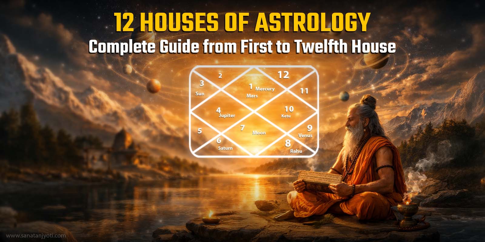 12 Houses of Astrology: Complete Guide from First to Twelfth House