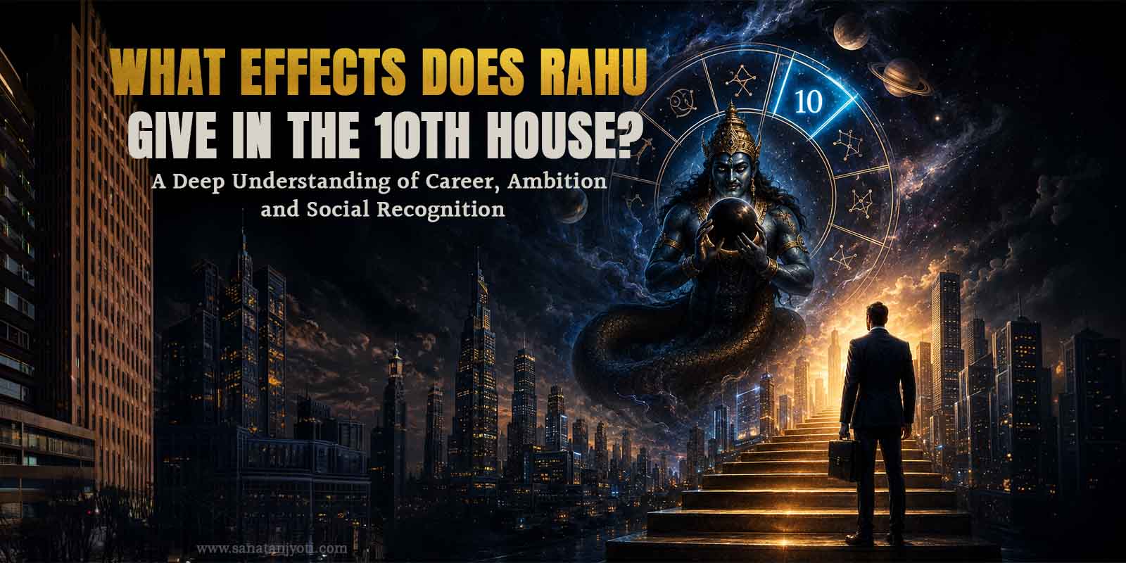 What Effects Does Rahu Give in the 10th House? A Deep Understanding of Career, Ambition and Social Recognition