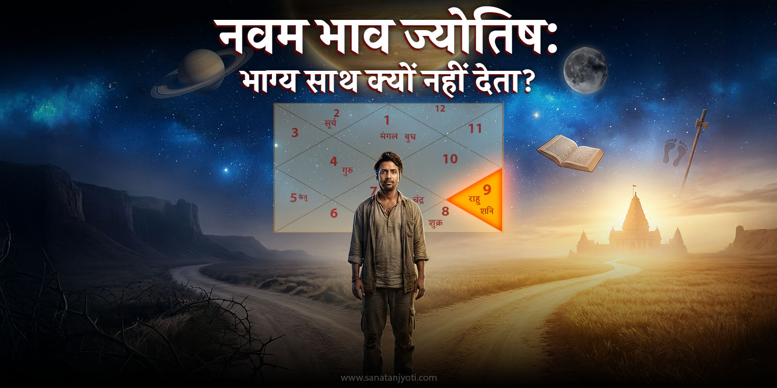 नवम भाव ज्योतिष: भाग्य साथ क्यों नहीं देता?