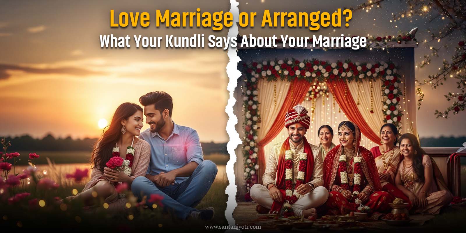 Love Marriage or Arranged? What Your Kundli Says About Your Marriage