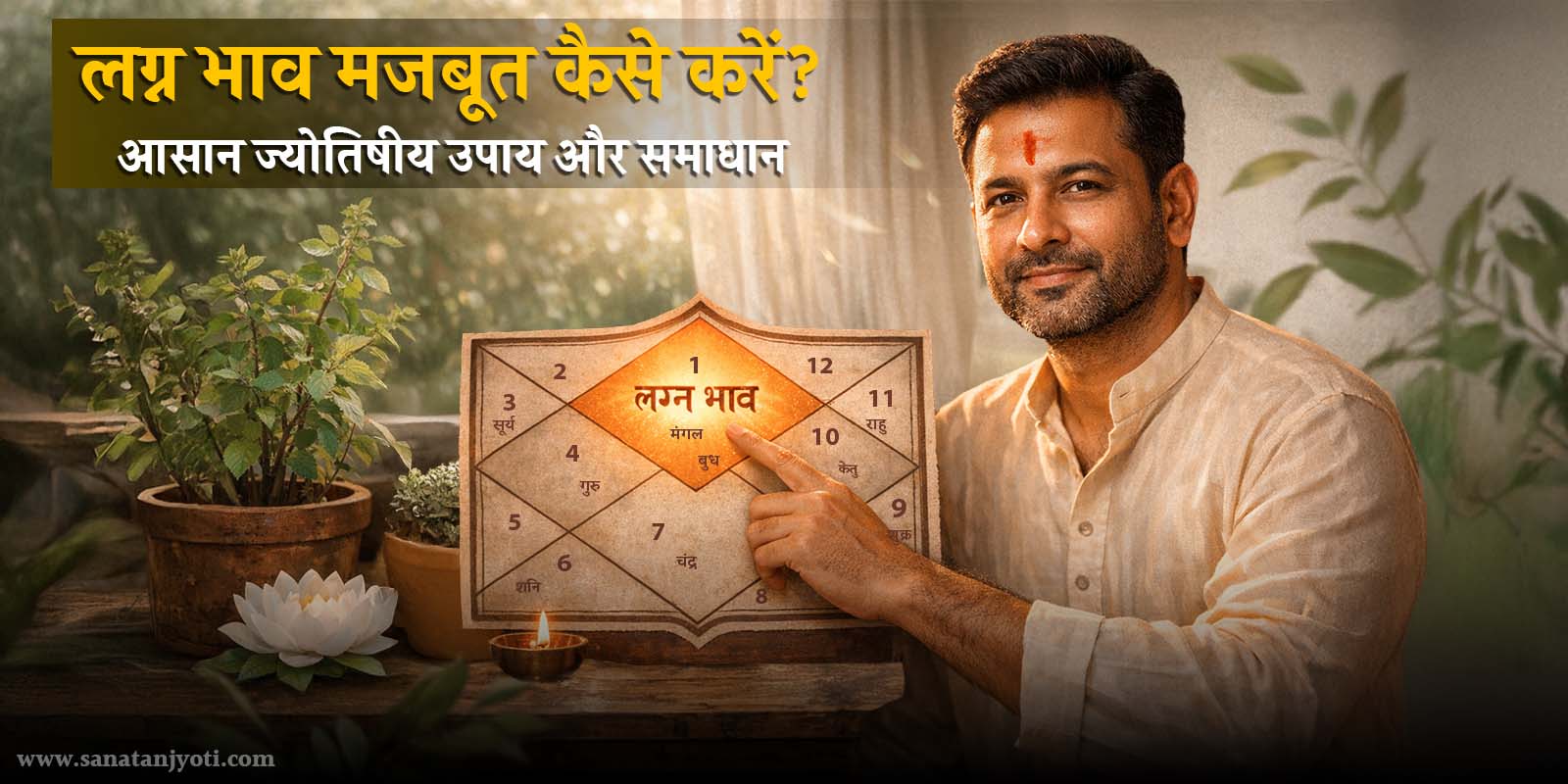 लग्न भाव मजबूत कैसे करें? आसान ज्योतिषीय उपाय और समाधान