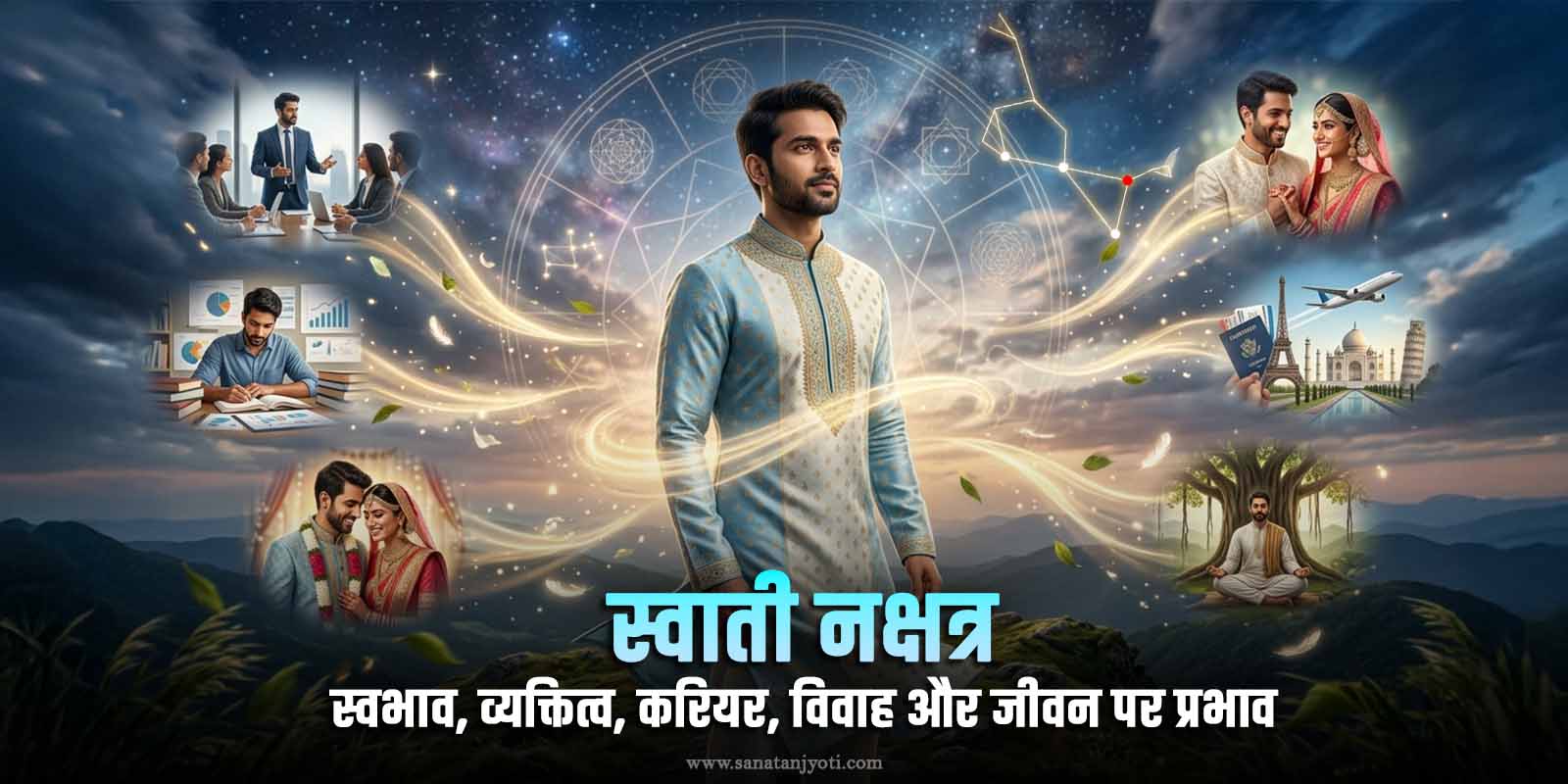 स्वाती नक्षत्र: स्वभाव, व्यक्तित्व, करियर, विवाह और जीवन पर प्रभाव