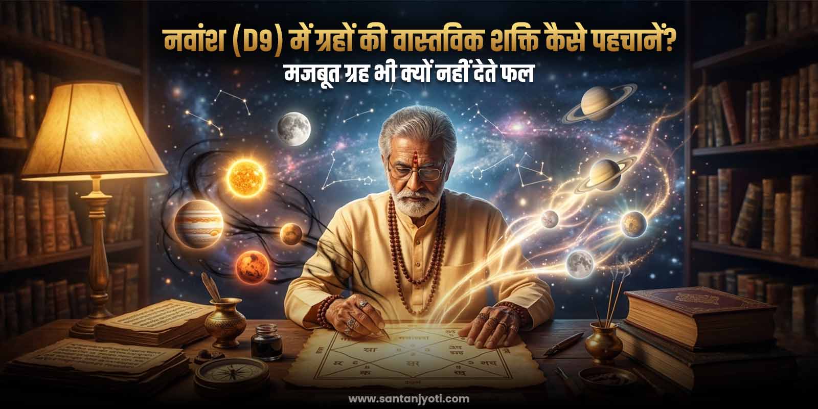 नवांश (D9) में ग्रहों की वास्तविक शक्ति कैसे पहचानें? मजबूत ग्रह भी क्यों नहीं देते फल