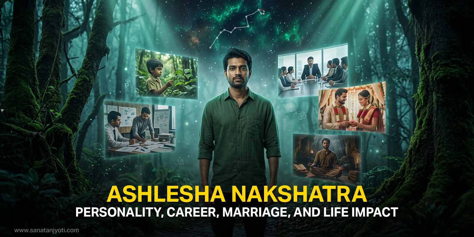 Ashlesha Nakshatra: Personality, Career, Marriage, and Life Impact
