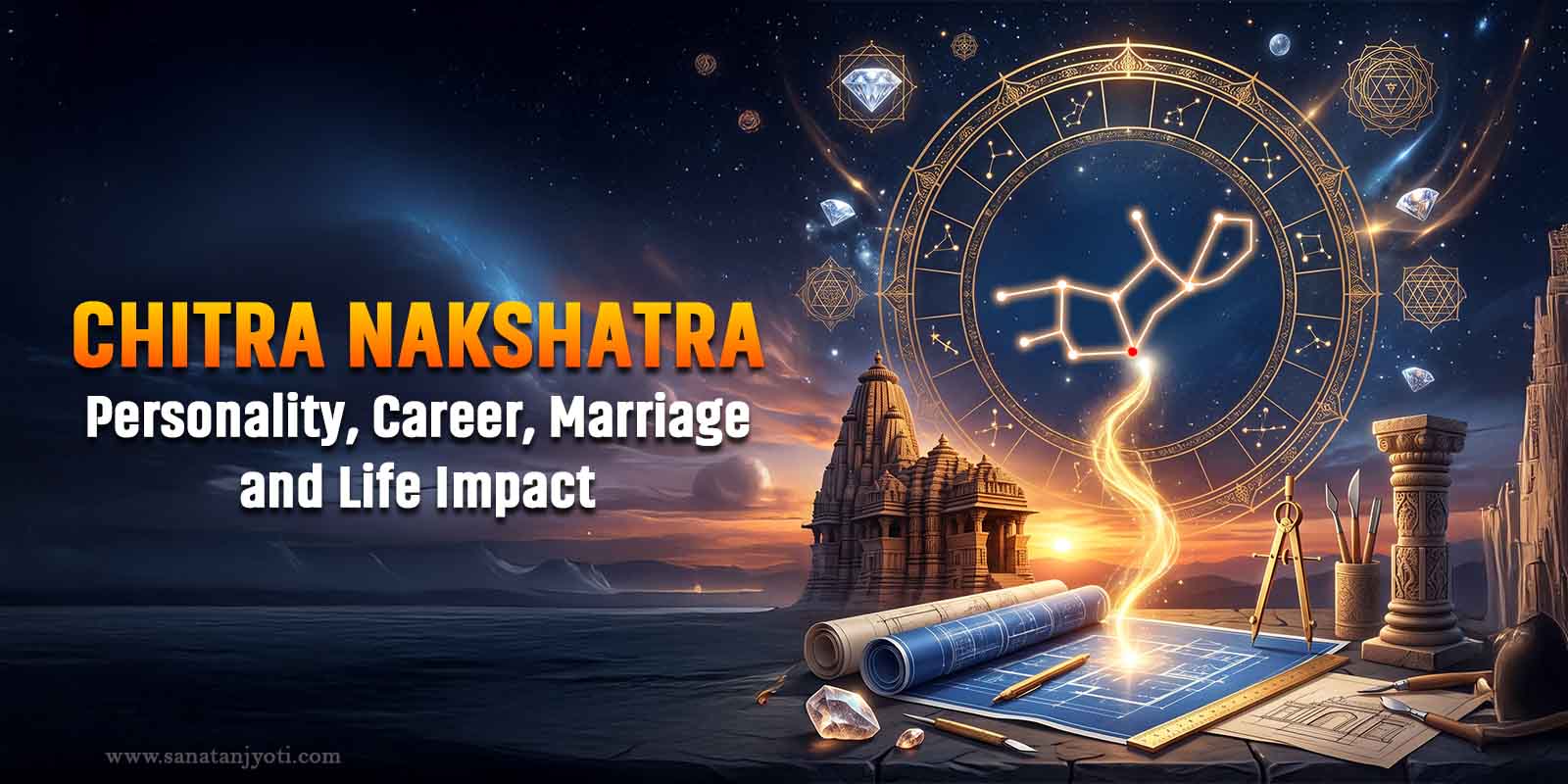 Chitra Nakshatra: Personality, Career, Marriage, and Life Impact