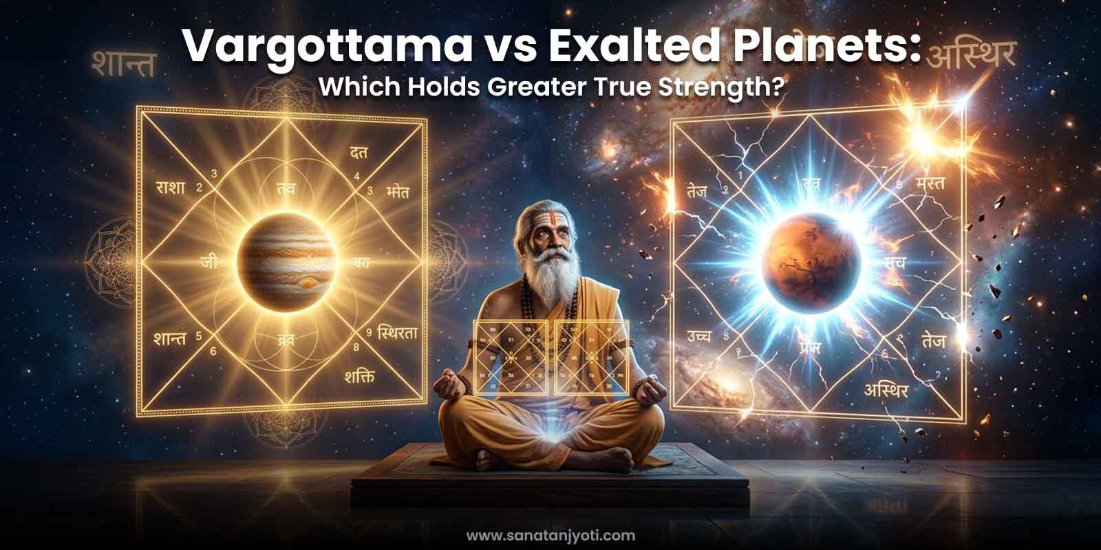 Vargottama vs Exalted Planets: Which Holds Greater True Strength?