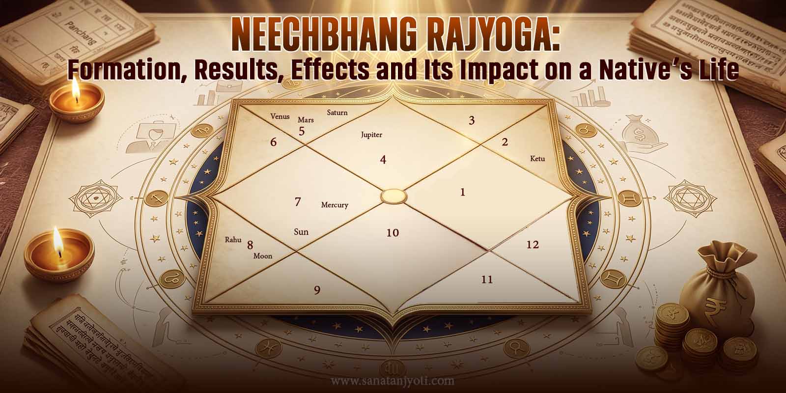 Neechbhang Rajyoga: Formation, Results, Effects and Its Impact on a Native’s Life