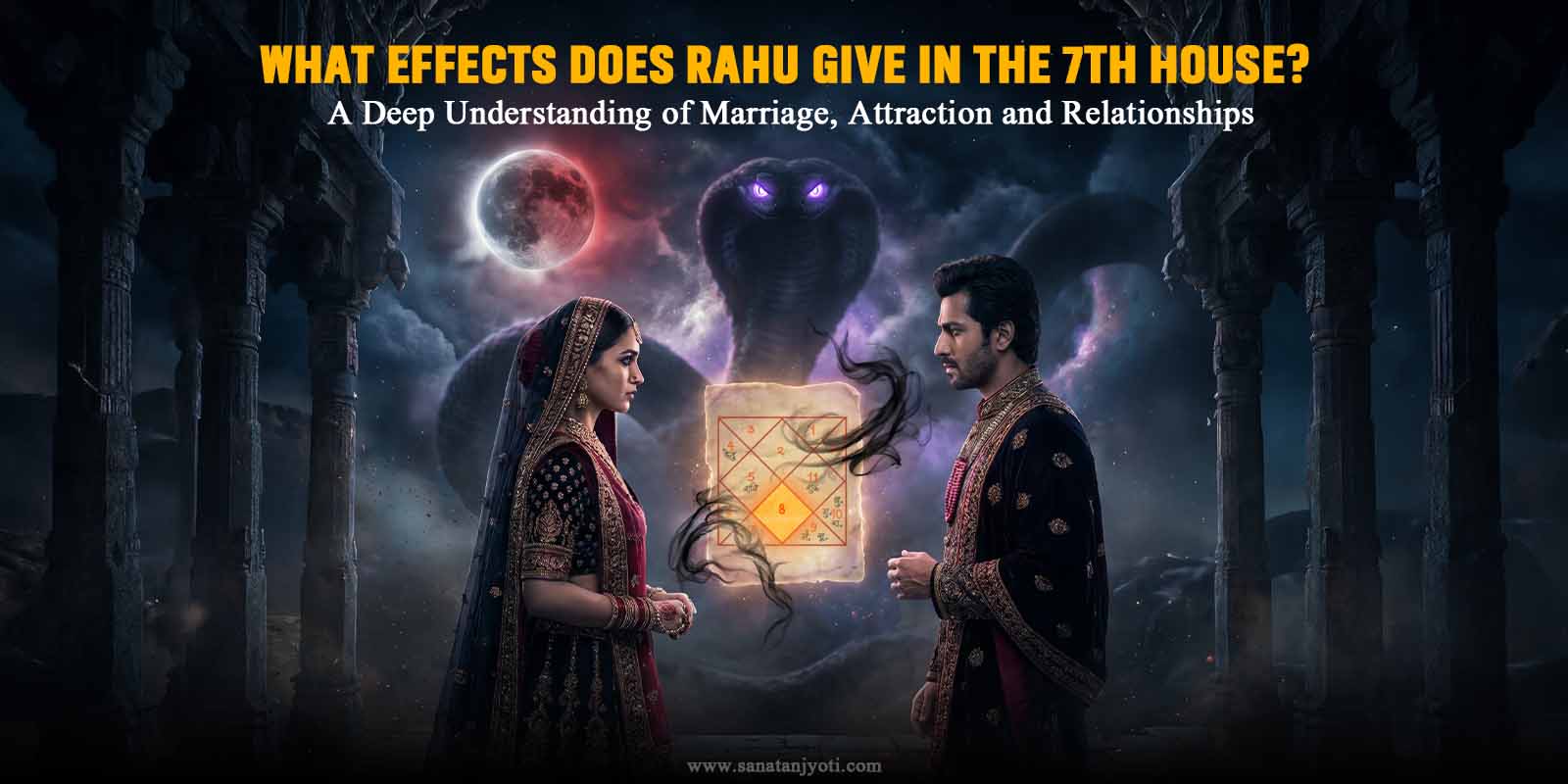 What Effects Does Rahu Give in the 7th House? A Deep Understanding of Marriage, Attraction and Relationships