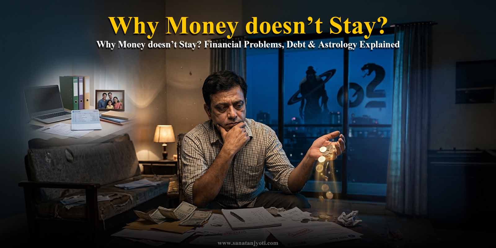 Why Money doesn’t Stay? Financial Problems, Debt & Astrology Explained