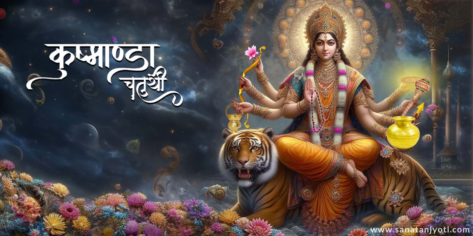 माँ कूष्माण्डा: चौथे नवरात्रि की पूजा विधि, मंत्र और महत्व