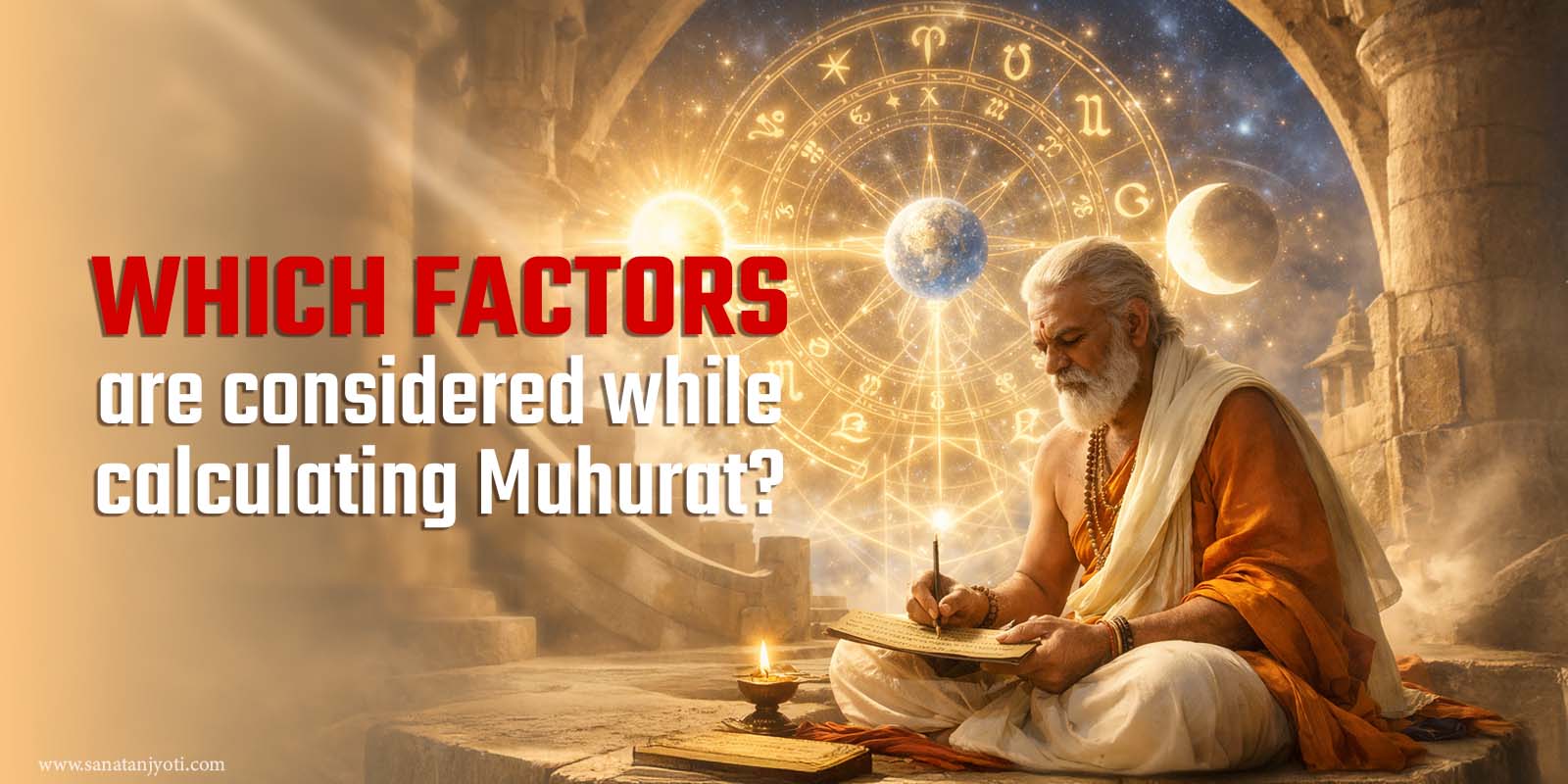 Which factors are considered while calculating Muhurat?