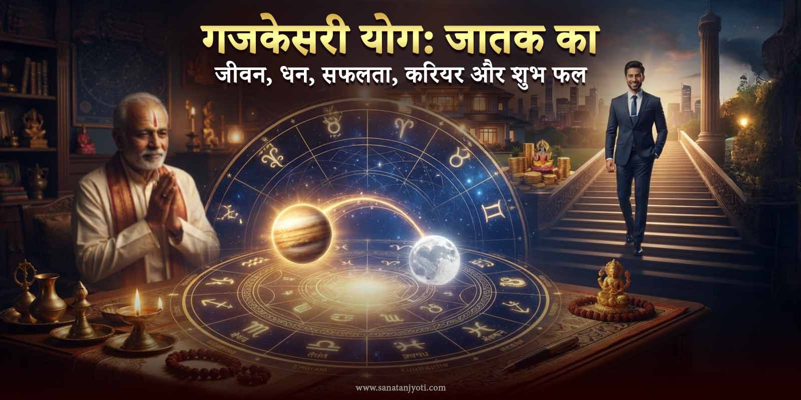 गजकेसरी योग: जातक का जीवन, धन, सफलता, करियर और शुभ फल