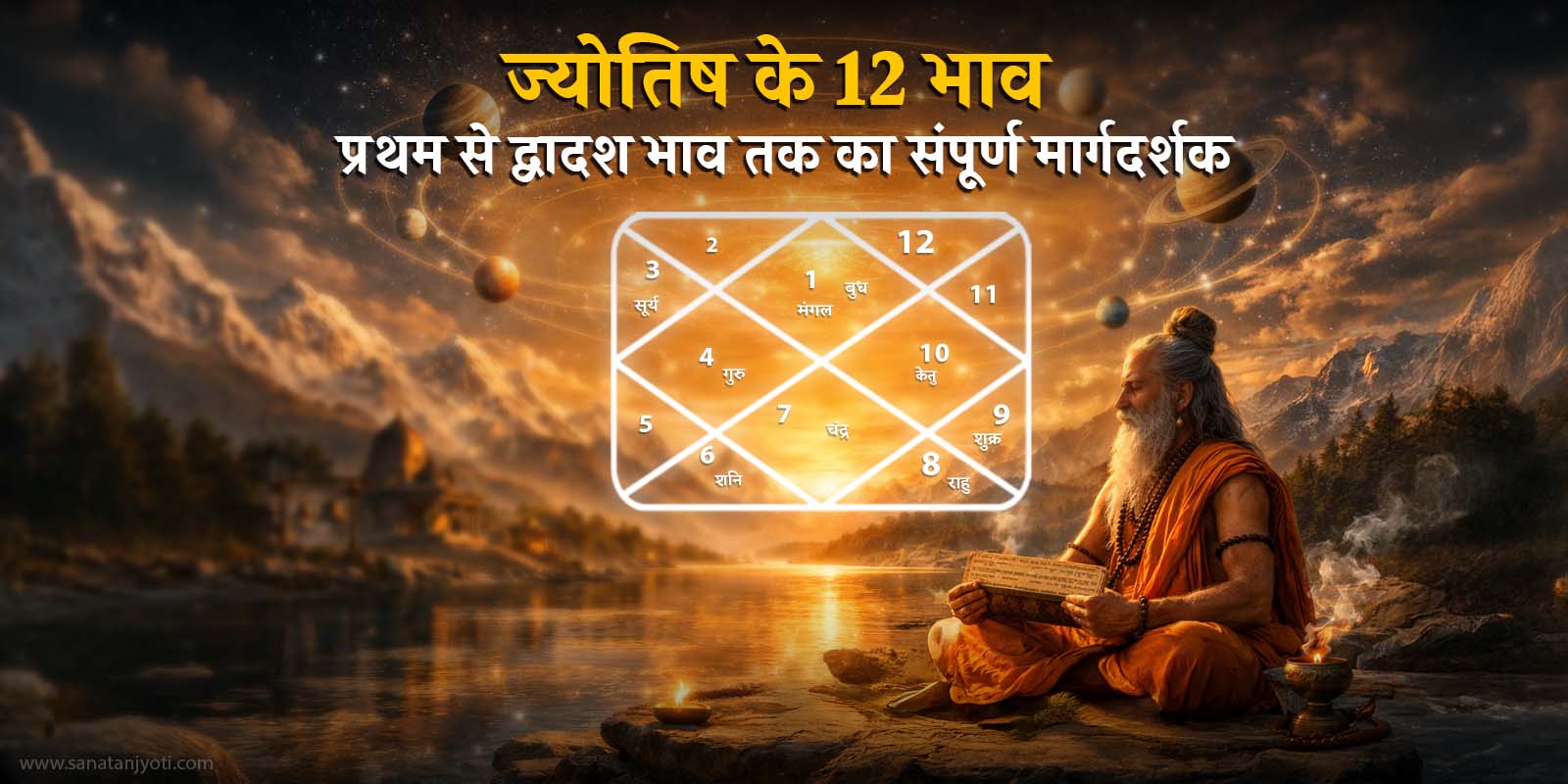 ज्योतिष के 12 भाव: प्रथम से द्वादश भाव तक का संपूर्ण मार्गदर्शक