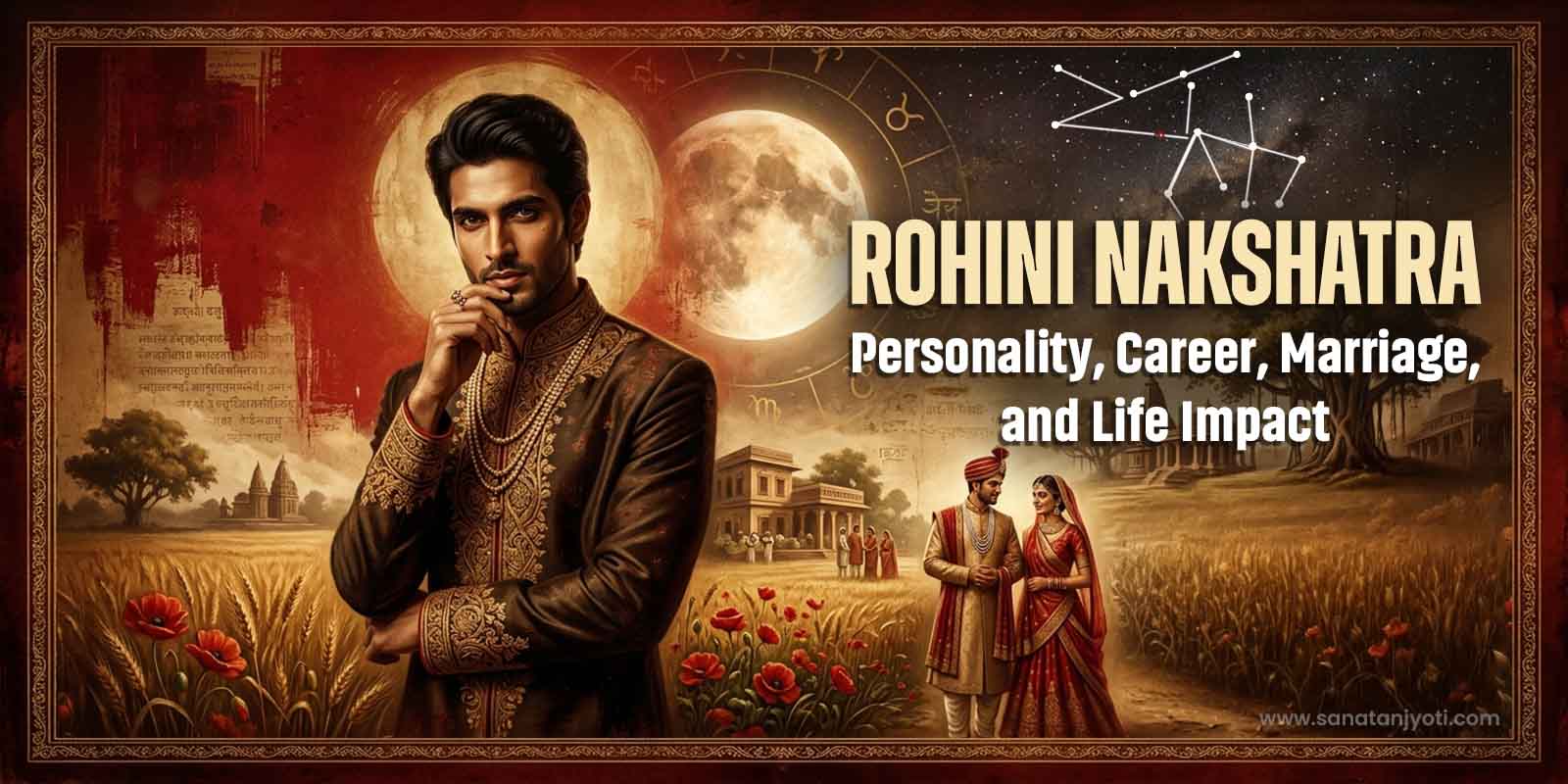 Rohini Nakshatra: Personality, Career, Marriage, and Life Impact