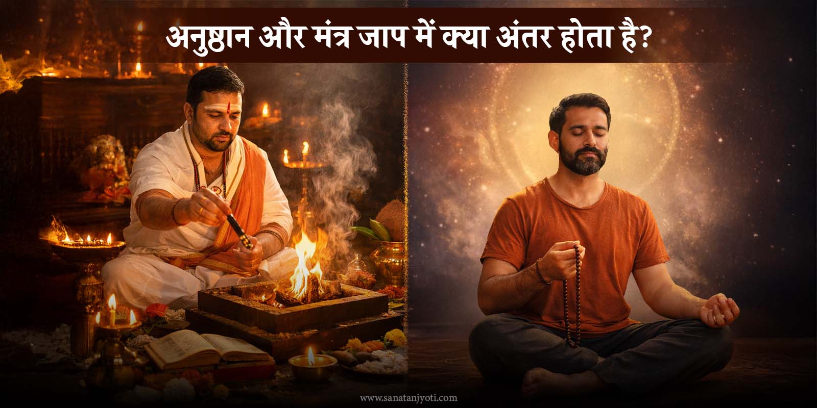 अनुष्ठान और मंत्र जप में क्या अंतर होता है?