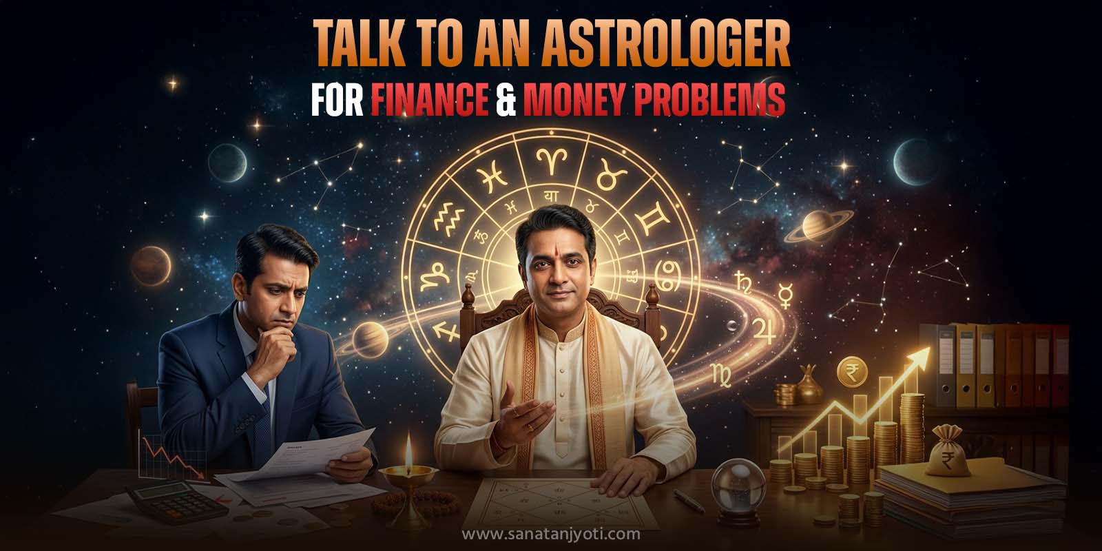 Talk to an Astrologer for Finance & Money Problems– Personalized Vedic Astrology Consultation for Wealth, Financial Stability, and Financial Growth