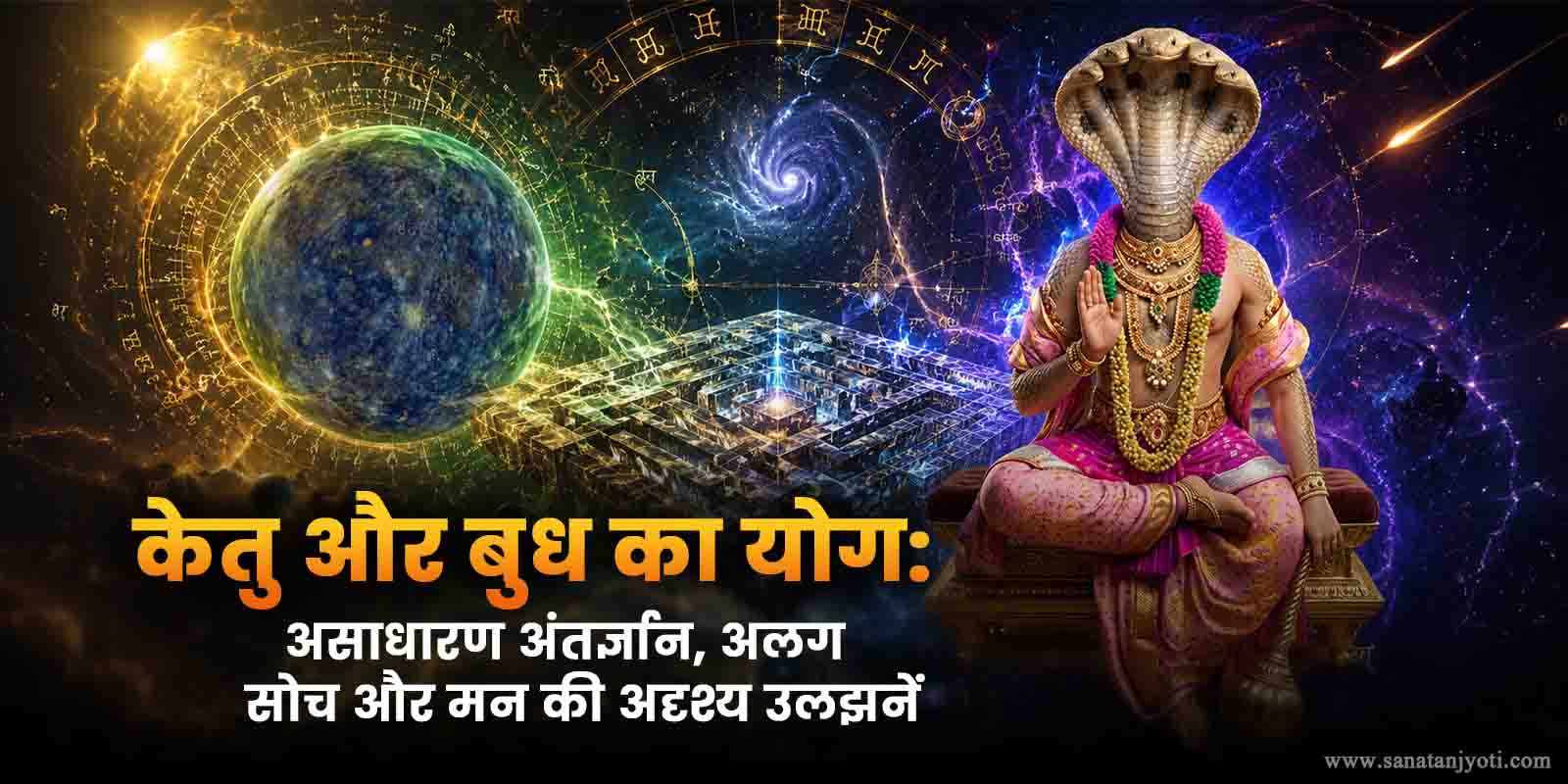 केतु और बुध का योग: असाधारण अंतर्ज्ञान, अलग सोच और मन की अदृश्य उलझनें
