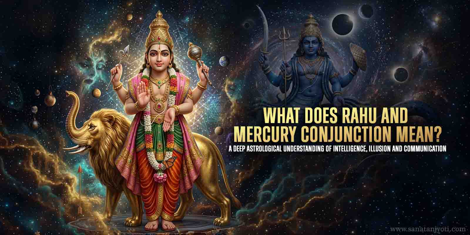 What Does Rahu and Mercury Conjunction Mean? A Deep Astrological Understanding of Intelligence, Illusion and Communication