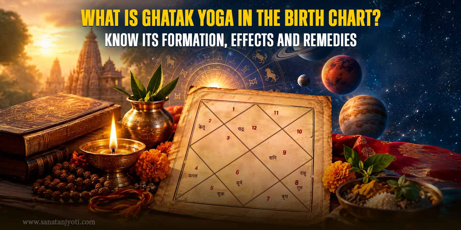 What is Ghatak Yoga in the Birth Chart? Know Its Formation, Effects and Remedies