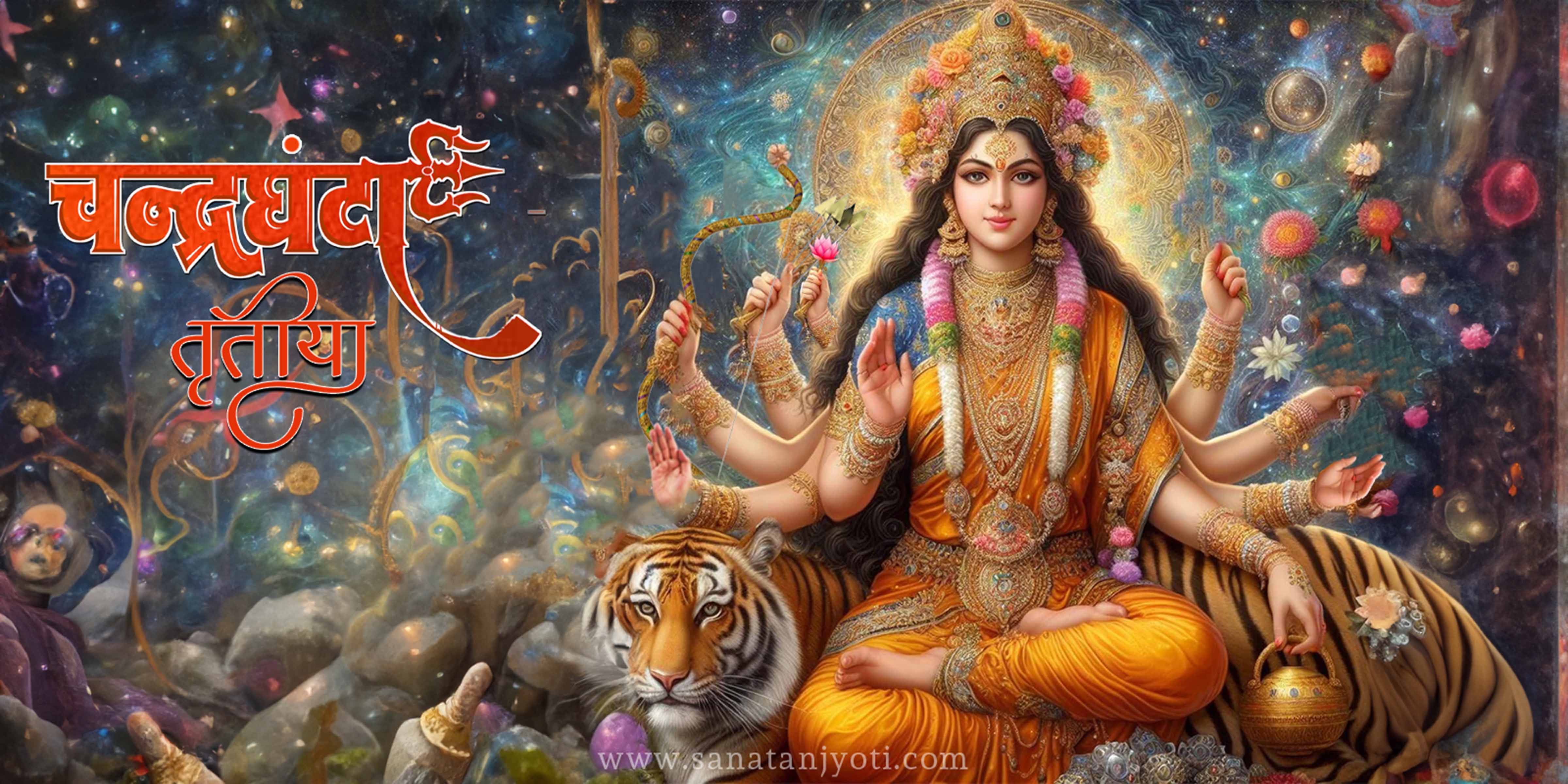 माँ चंद्रघंटा: तीसरे नवरात्रि की पूजा विधि, मंत्र और महत्व