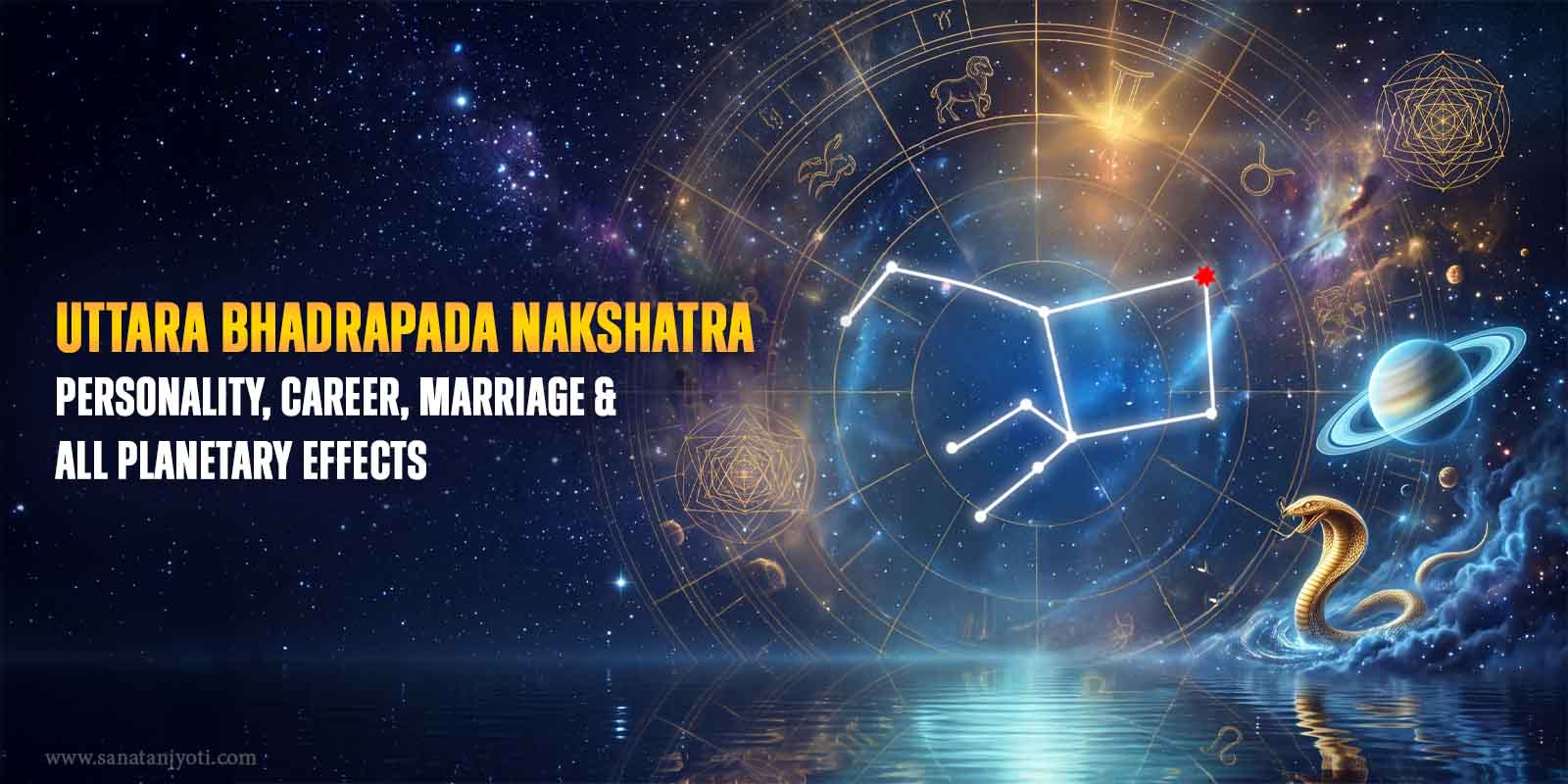 Uttara Bhadrapada Nakshatra: Personality, Career, Marriage & All Planetary Effects