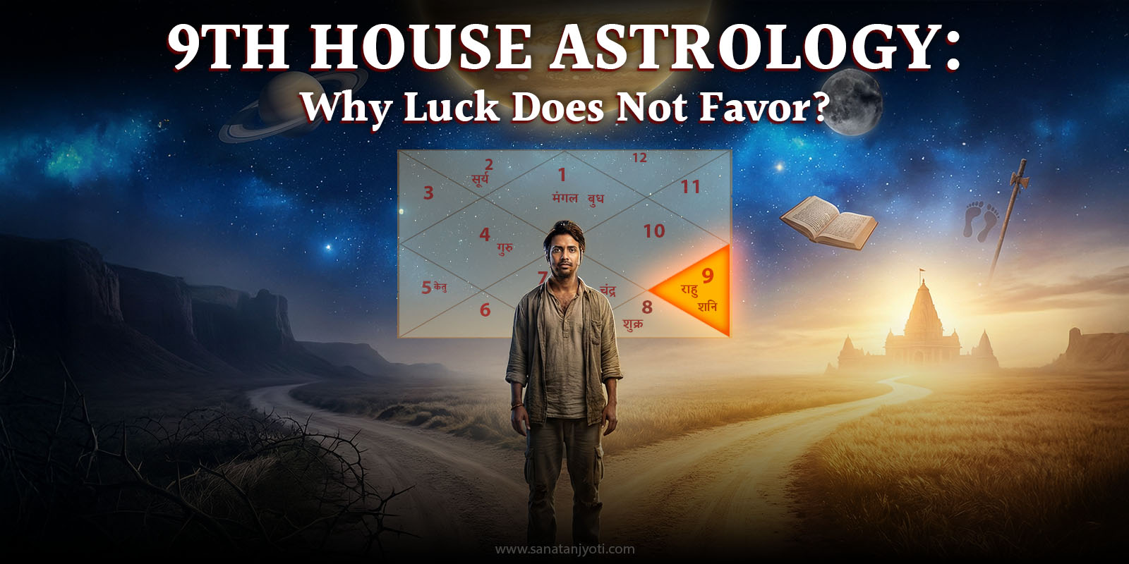 9th House Astrology: Why Luck Does Not Favour?