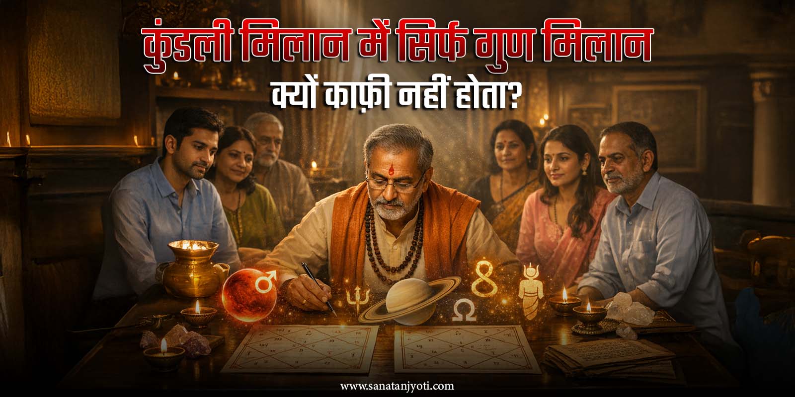 कुंडली मिलान में सिर्फ गुण मिलान क्यों काफ़ी नहीं होता?