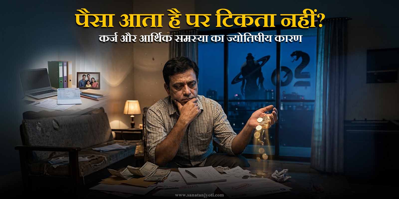 पैसा आता है पर टिकता नहीं? कर्ज और आर्थिक समस्या का ज्योतिषीय कारण