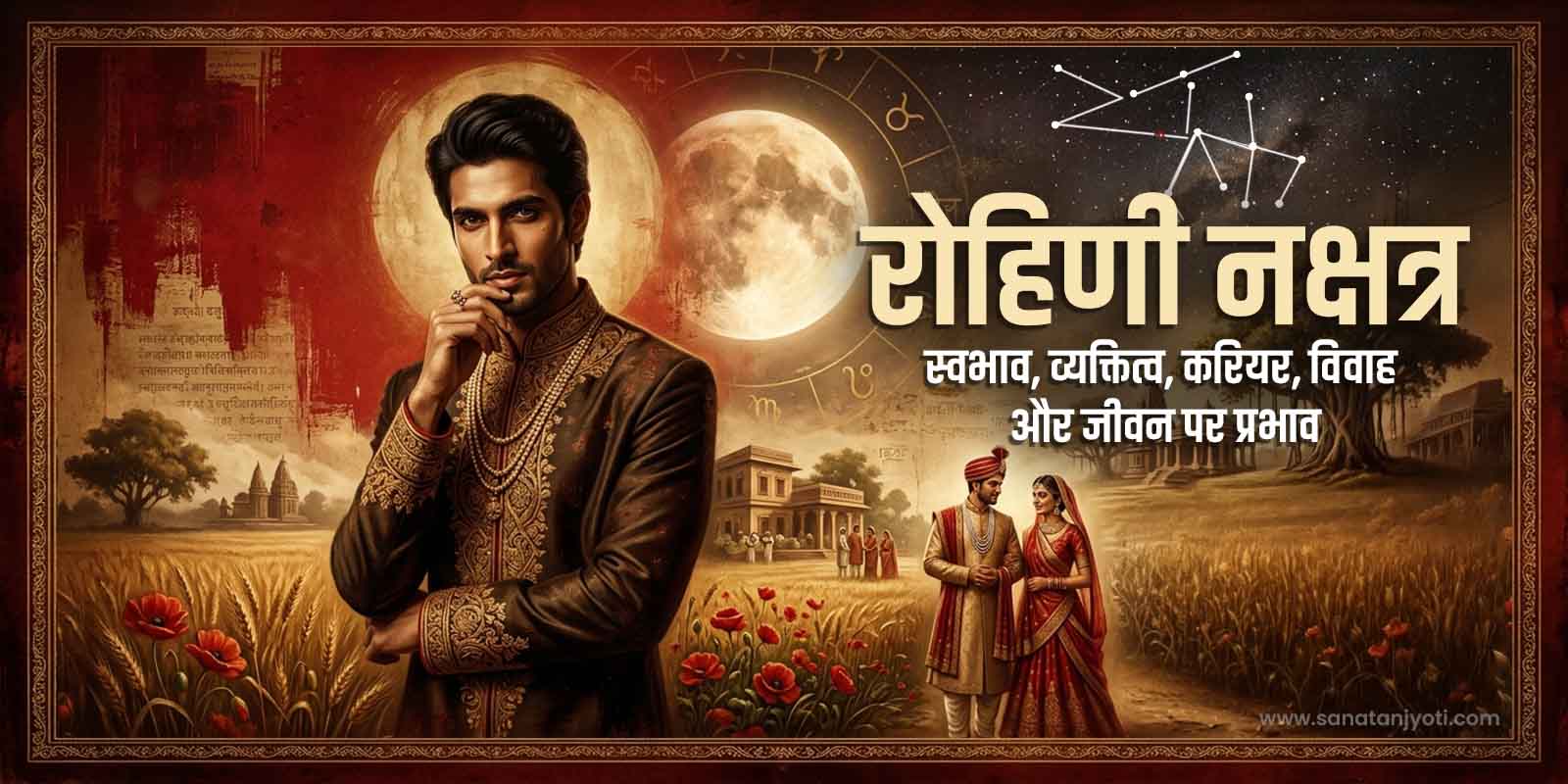 रोहिणी नक्षत्र: स्वभाव, व्यक्तित्व, करियर, विवाह और जीवन पर प्रभाव