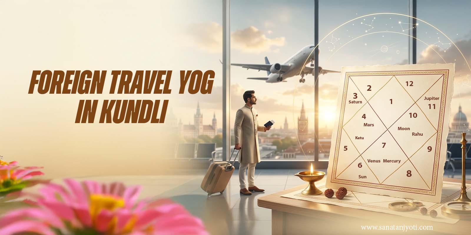 Foreign Travel Yog in Kundli: Signs and Timing of Overseas Travel