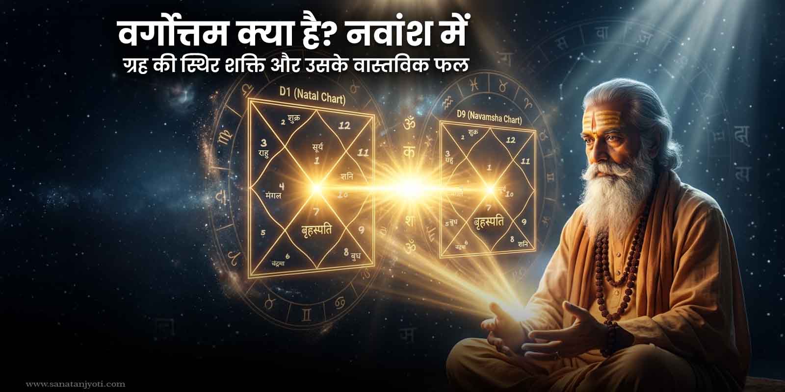 वर्गोत्तम क्या है? नवांश में ग्रह की स्थिर शक्ति और उसके वास्तविक फल
