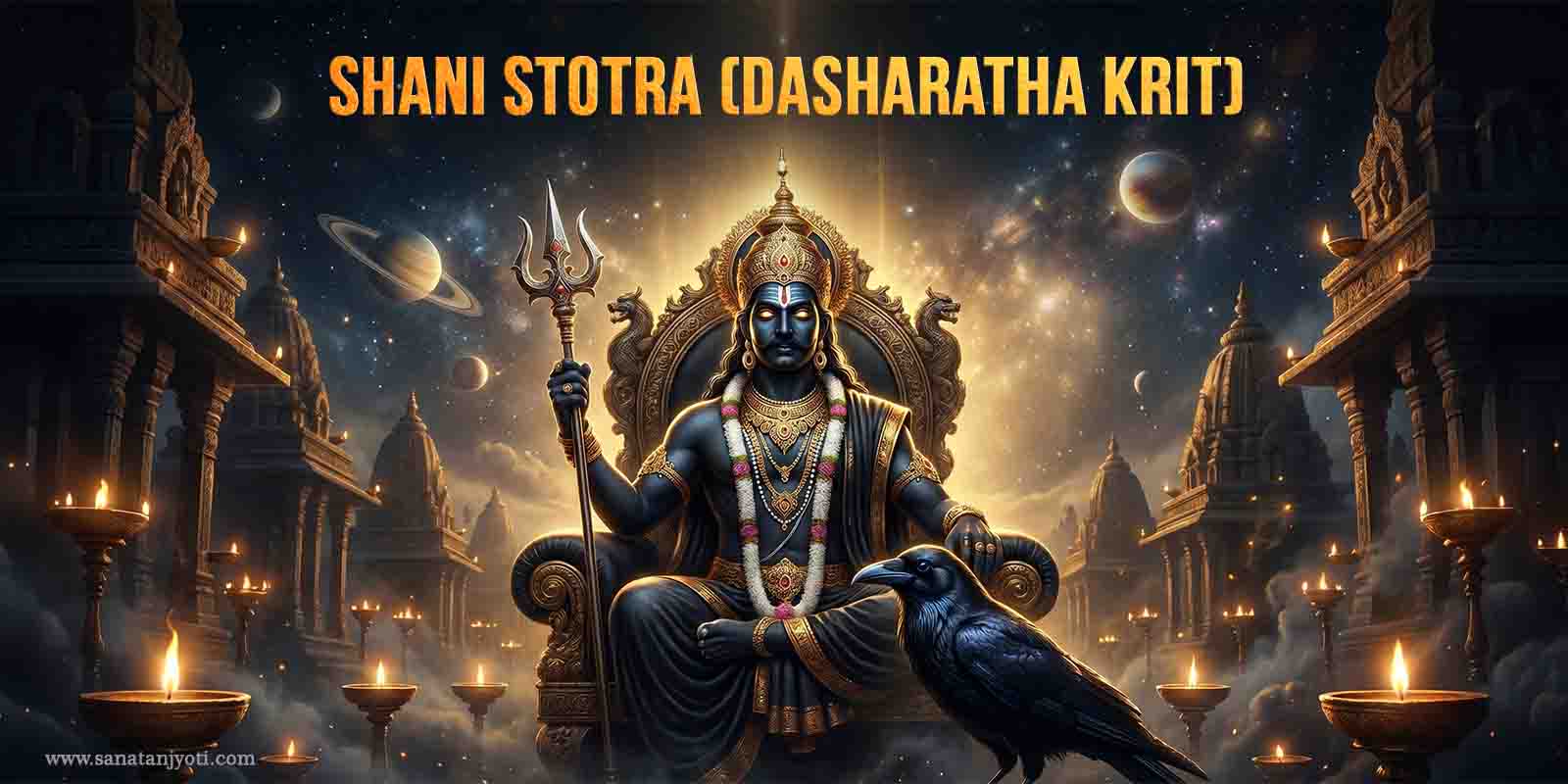 Shani Stotra (Dasharatha Krit): A Divine Hymn for Protection from Saturn’s Afflictions