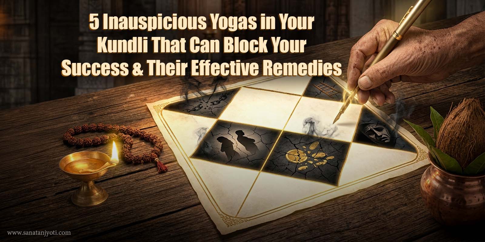 5 Inauspicious Yogas in Your Kundli That Can Block Your Success & Their Effective Remedies