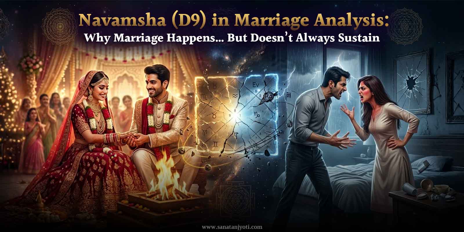 Navamsha (D9) in Marriage Analysis- Why Marriage Happens… But Doesn’t Always Sustain