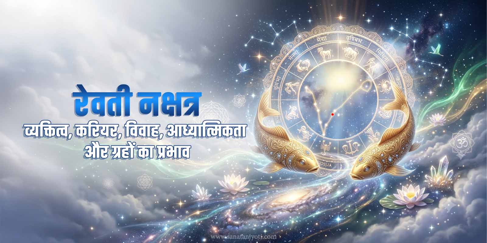 रेवती नक्षत्र: व्यक्तित्व, करियर, विवाह, आध्यात्मिकता और ग्रहों का प्रभाव