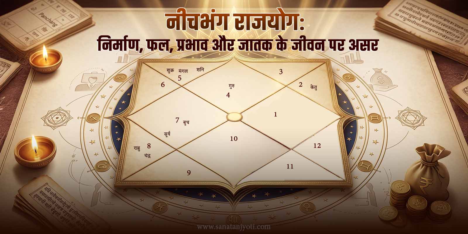 नीचभंग राजयोग: निर्माण, फल, प्रभाव और जातक के जीवन पर असर