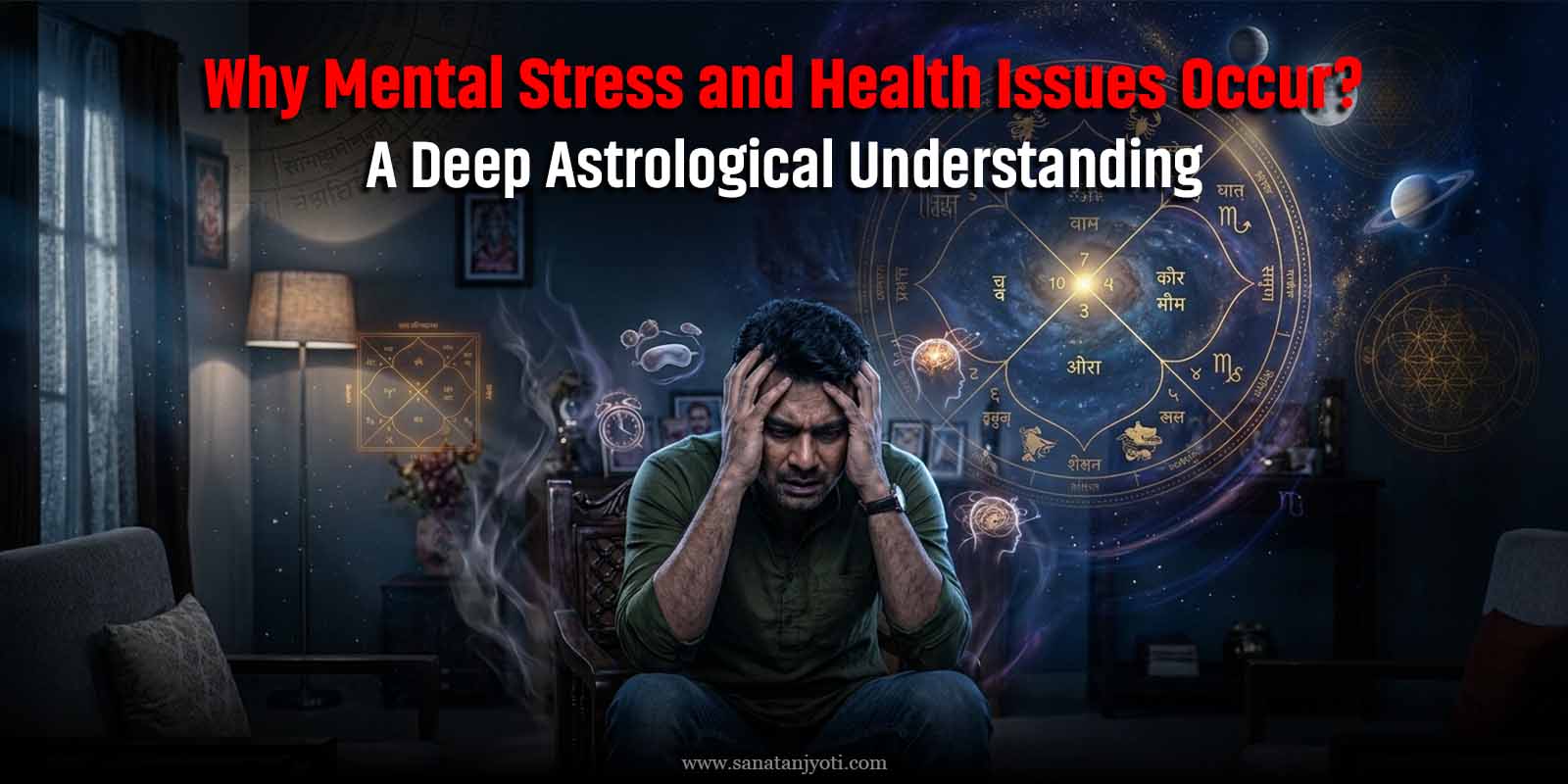 Why Mental Stress and Health Issues Occur? A Deep Astrological Understanding