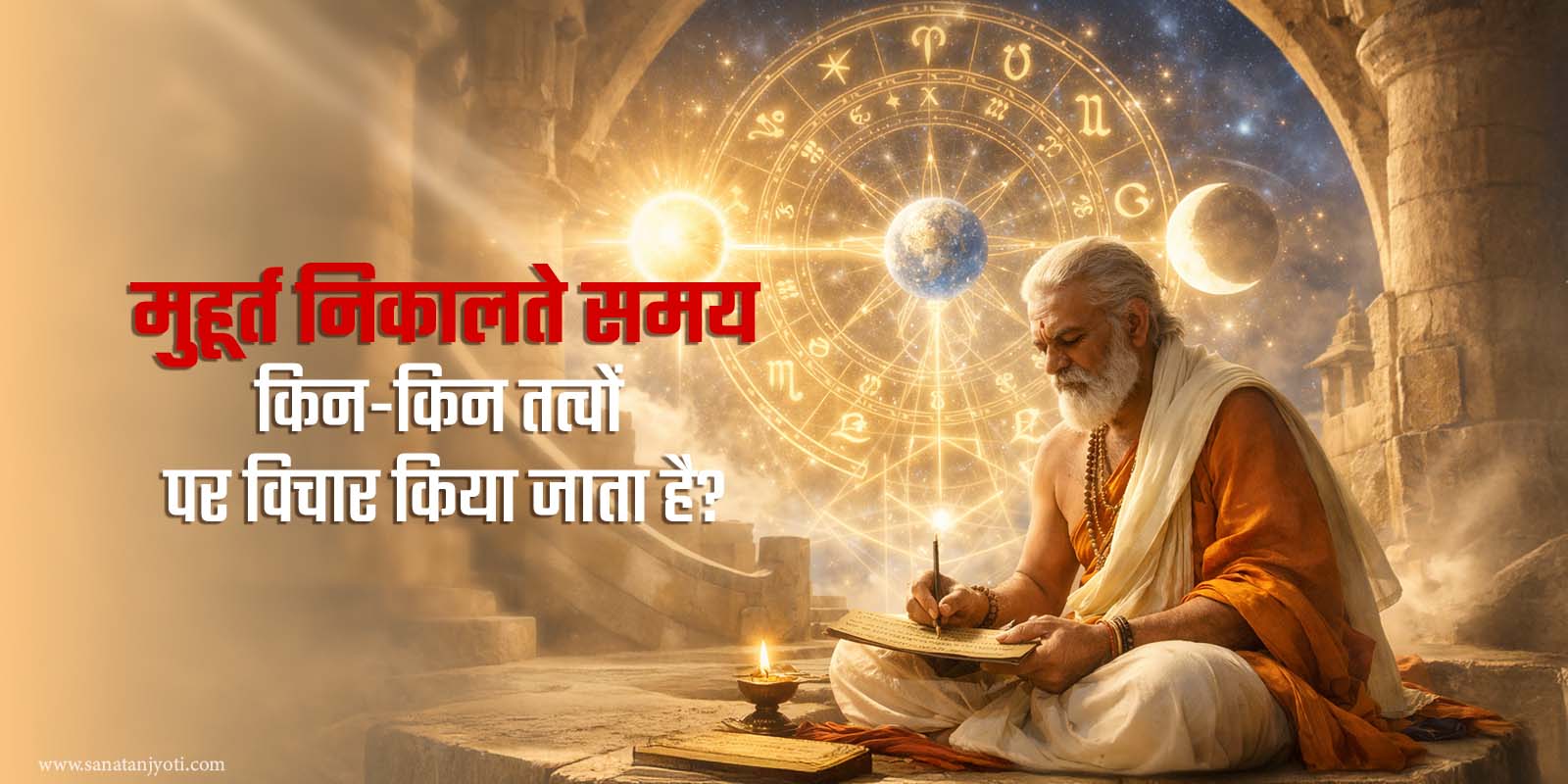 मुहूर्त निकालते समय किन-किन तत्वों पर विचार किया जाता है? 