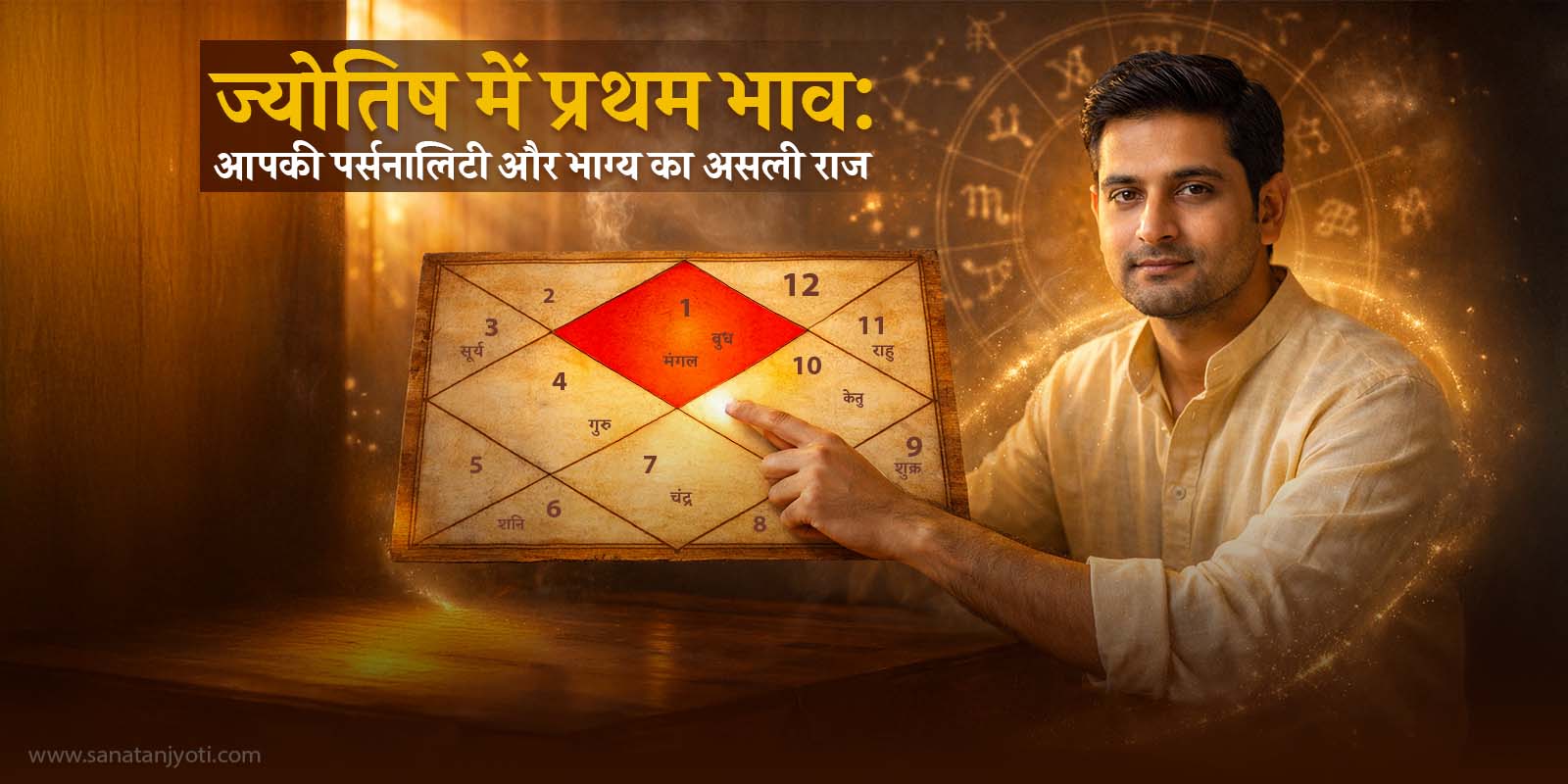 ज्योतिष में प्रथम भाव: आपकी पर्सनालिटी और भाग्य का असली राज