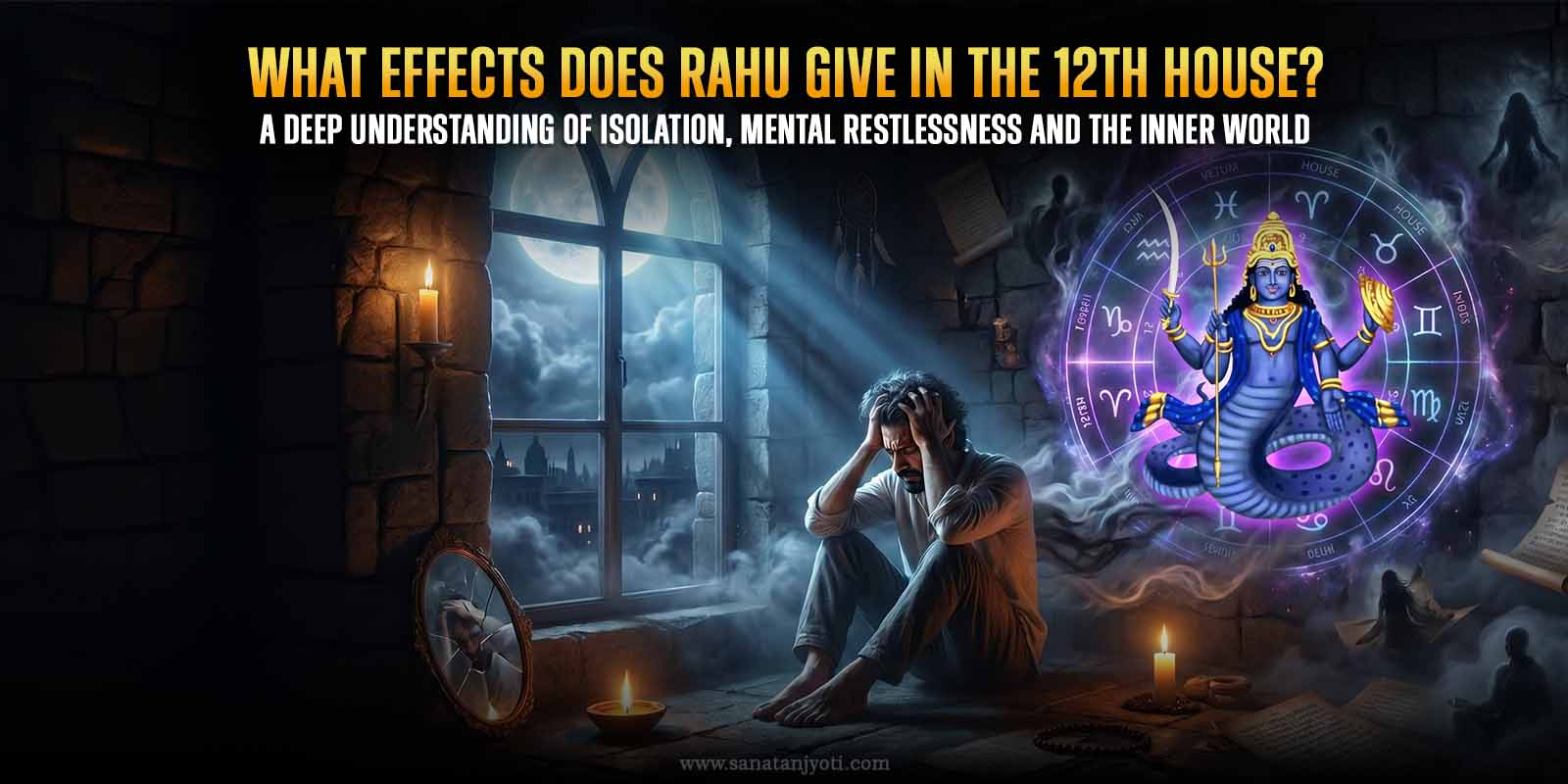 What Effects Does Rahu Give in the 12th House? A Deep Understanding of Isolation, Mental Restlessness and the Inner World