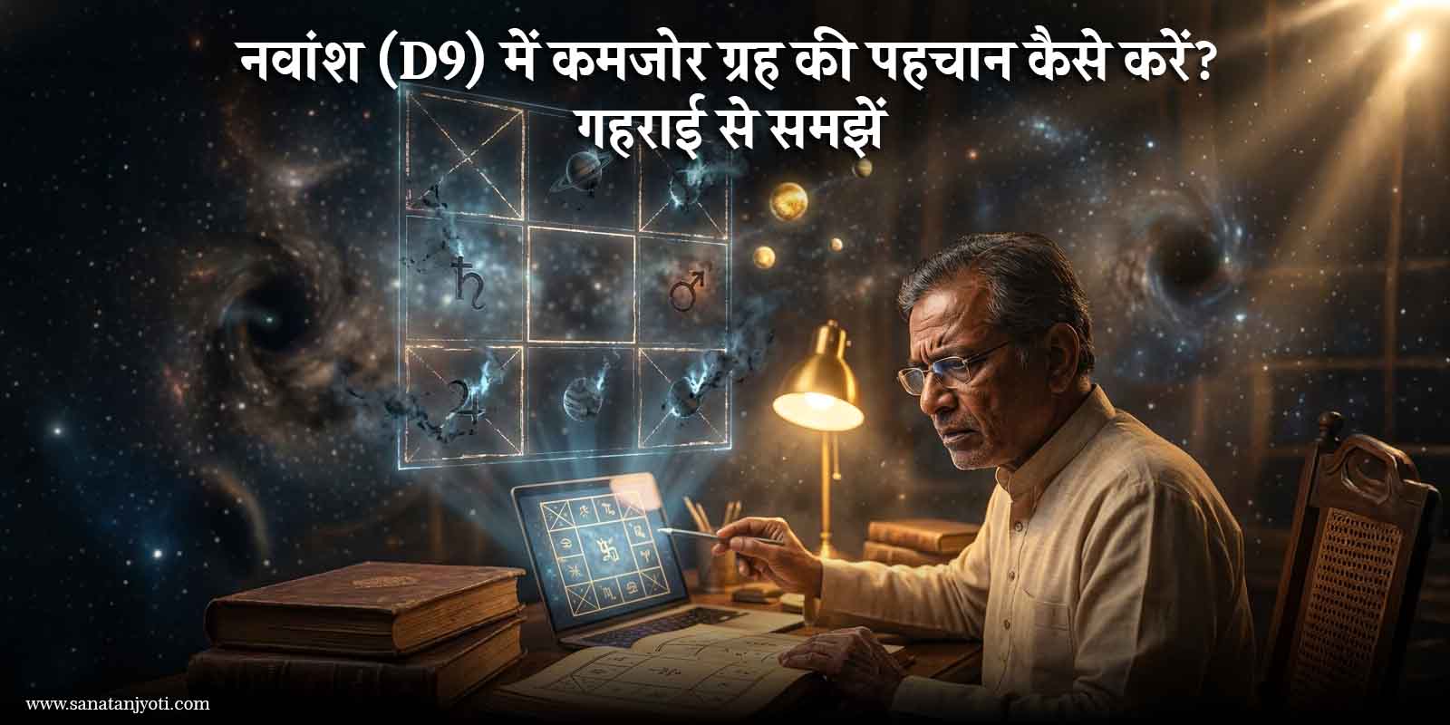 नवांश (D9) में कमजोर ग्रह की पहचान कैसे करें? गहराई से समझें