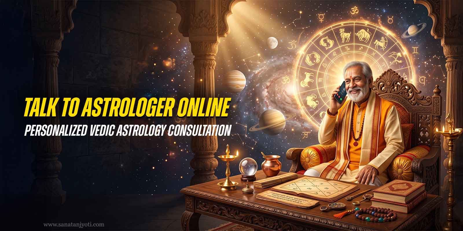 Talk to Astrologer Online – Personalized Vedic Astrology Consultation