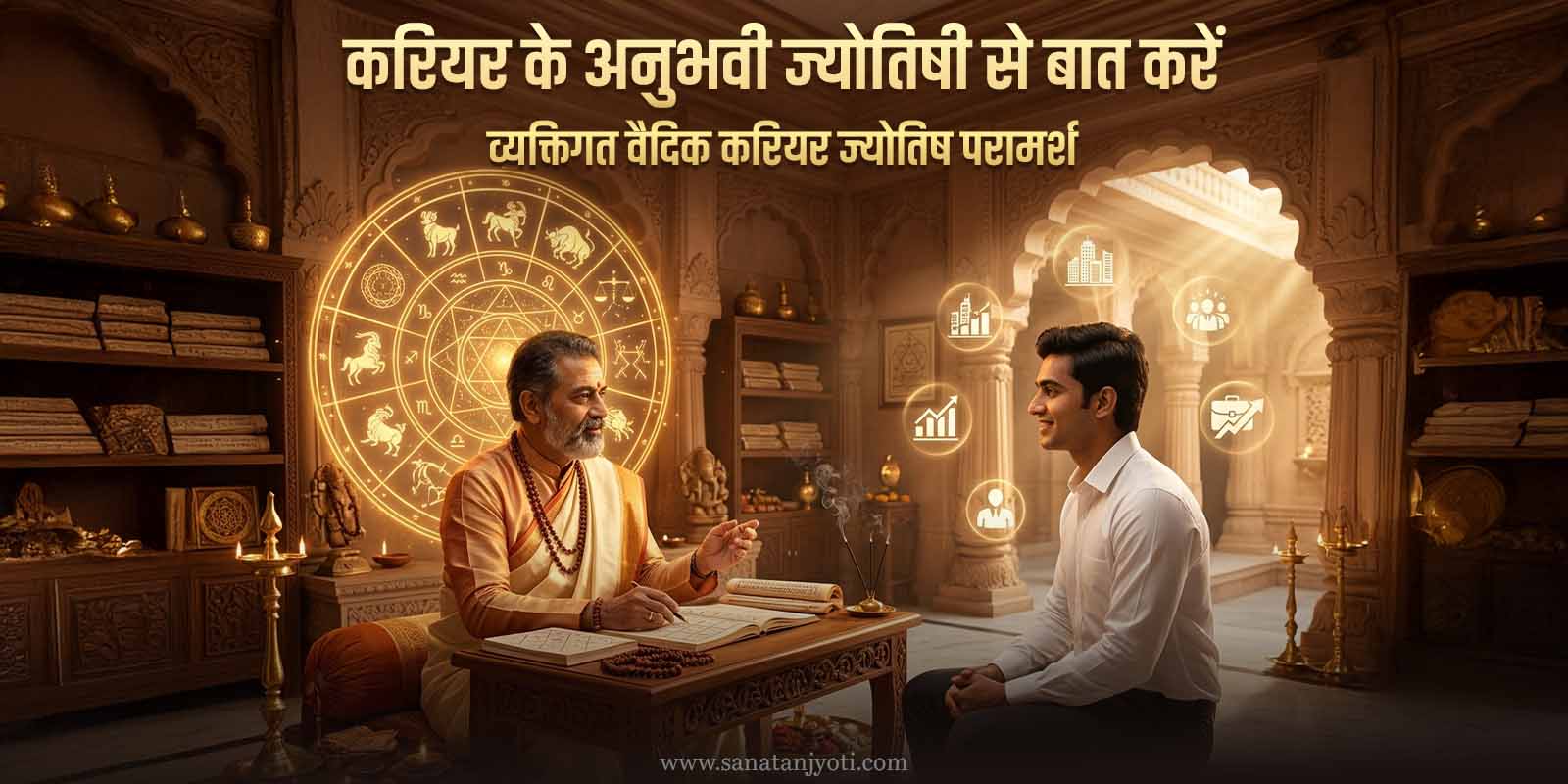 करियर के अनुभवी ज्योतिषी से बात करें – व्यक्तिगत वैदिक करियर ज्योतिष परामर्श