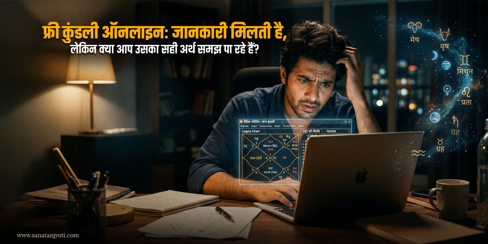 फ्री कुंडली ऑनलाइन: जानकारी मिलती है, लेकिन क्या आप उसका सही अर्थ समझ पा रहे हैं?