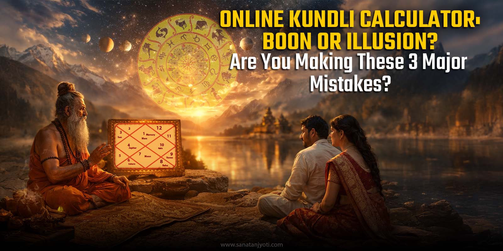 Online Kundli Calculator: Boon or Illusion? Are You Making These 3 Major Mistakes?