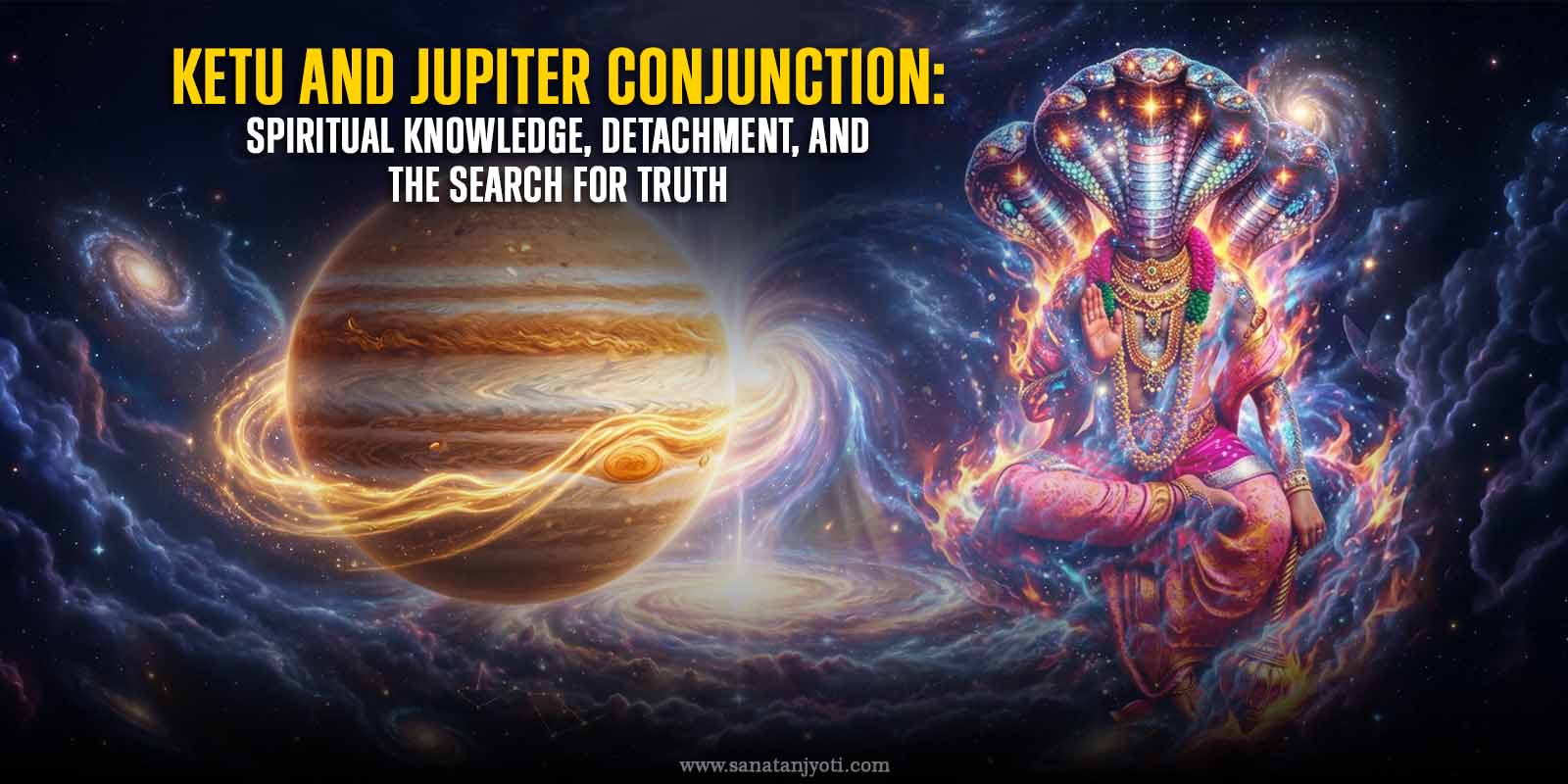 Ketu and Jupiter Conjunction: Spiritual Knowledge, Detachment, and the Search for Truth