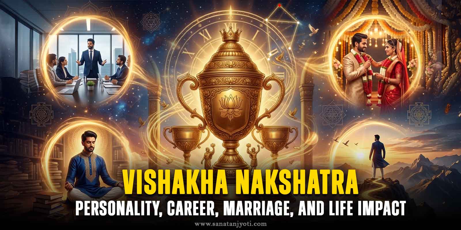 Vishakha Nakshatra: Personality, Career, Marriage, and Life Impact